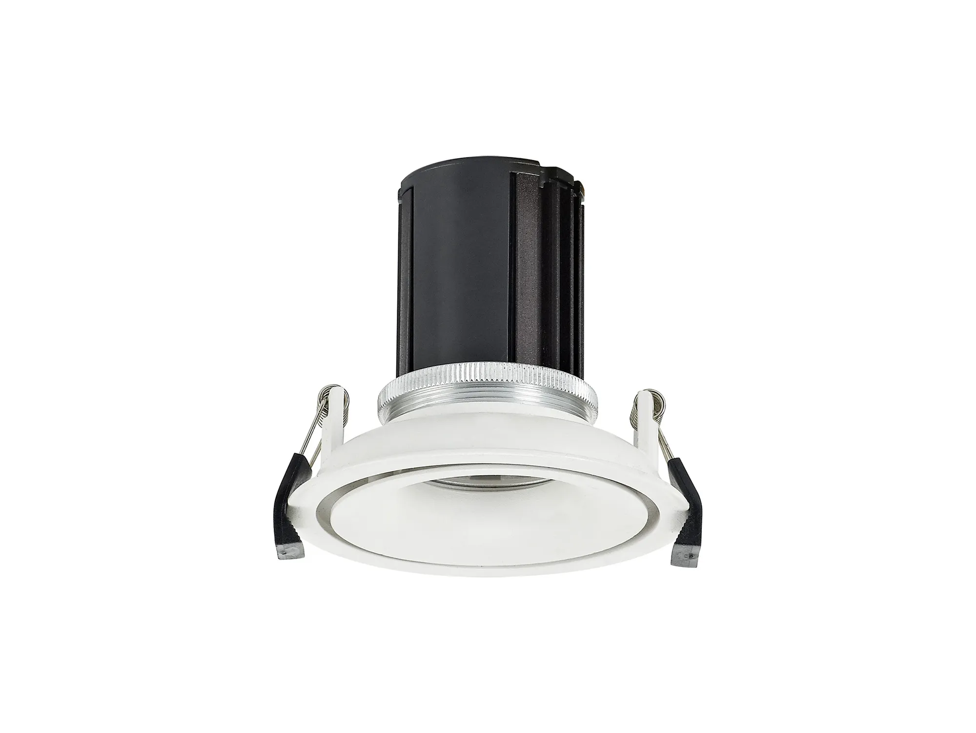 Bolor 10 Tridonic Powered 10W 2700K 710lm 36° CRI>90 LED Engine White/White Fixed Recessed Spotlight, IP20 DM201017  Dlux Bolor 10